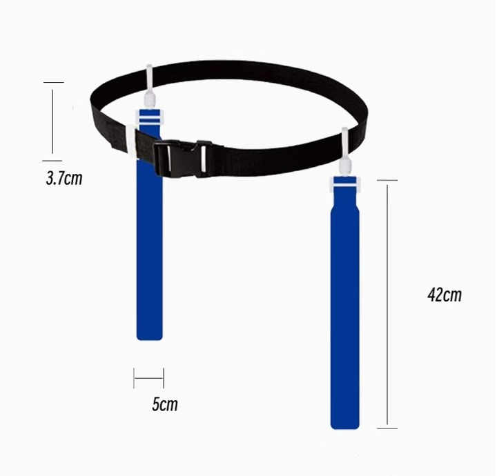 Adjustable Custom Flag Football Set - Multi Colors for All Ages