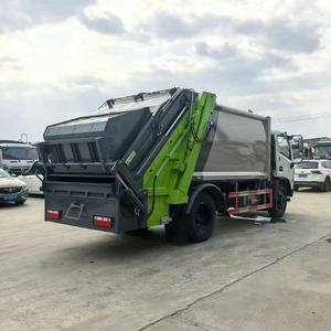 New Electric Compactor Garbage Truck Roll Arm 4x2 Drive <b>Wheel</b> Manual/Automatic Transmission Options for Retail Restaurant - Product Image 1
