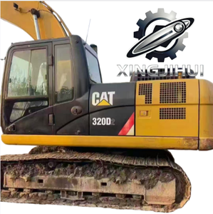 Excavatrice Caterpillar 320D2 de 20 tonnes, d'occasion, de marque japonaise, moteur CAT, excavatrice sur chenilles, d'occasion, de grande taille, provenant du Japon. - Product Image 1