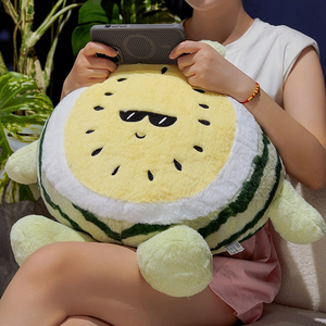 Almohada de Peluche de Sandía Estilo <span class=keywords><strong>TikTok</strong></span>, Linda y Veraniega, para Dormitorio de Niñas, Ideal para Dormir, Regalo Perfecto para las Fiestas - Product Image 6