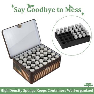 Organisateur graphique moderne à 35 emplacements, kit de rangement <span class=keywords><strong>Hobit</strong></span>, boîte graphique américaine satisfaite pour fournitures de jardin - Product Image 3