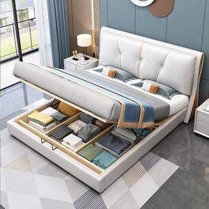 Lit de Rangement Convertible en Chêne Blanc de Haute Qualité, Style Moderne et Classique, pour Enfants, Meuble de <span class=keywords><strong>Chambre</strong></span> Doux pour Garçons Yfj - Product Image 6