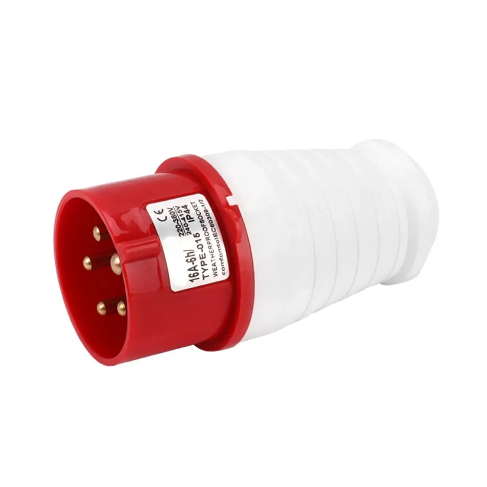 Industrial 16A Plug 220~380V 3P+N+E IP44 Interconnection Devices 32A Rated Current Socket Coupler