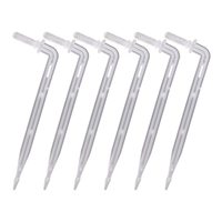 Goutteur à flèche courbée G-Irrigation pour tuyau 4/7mm, micro-asperseur, émetteur à flèche courbée, piquet d'arrosage de type L pour serre et jardin