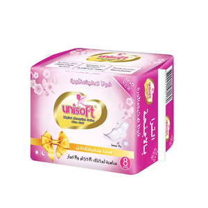 <span class=keywords><strong>Toallas</strong></span> <span class=keywords><strong>Sanitarias</strong></span> Desechables Ultrafinas de la Marca UNISOFT, Personalizadas, Suaves y Transpirables, de Algodón, al por Mayor en Indonesia - Product Image 2