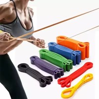 Bandas de Resistencia de Látex, Bandas Elásticas para Ejercicios de Yoga, Pilates, Gimnasio, Entrenamiento de Fuerza, Fisioterapia