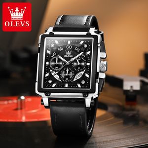 Olevs 9919 Low Moq Oem <span class=keywords><strong>Watch</strong></span> Logo Custom Relojes impermeables Hombres Business Fasion Correa de cuero Reloj de cuarzo de lujo para hombres - Product Image 1