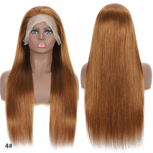 Việt nam lụa thẳng tóc con người tóc giả dài HD glueless ren Tóc Giả sâu sóng thô mỗi-Ngắt xương thẳng Châu Phi lục - Product Image 3