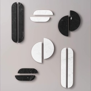 Customized Luxury <strong>Black</strong> Marble <strong>Door</strong> Handle Marble Cabinet Handle Elegant Vintage <strong>Door</strong> <strong>Knob</strong> Home Decor - Product Image 6