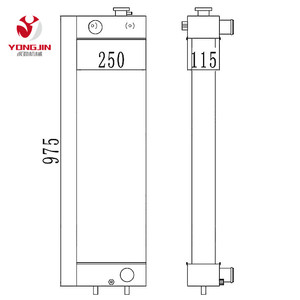 ओएम 22 बी-03-12110 गुणवत्ता pc128 PC138US-2 कोमात्सु खुदाई रेडिएटर - Product Image 6