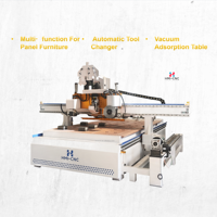 Centro de Mecanizado CNC de 4 Ejes 1530 con Accesorio Rotatorio para Tallado 3D, Escultura, Fresado de Patas de Muebles