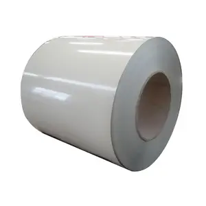2023 vendita calda 9002 bobina in acciaio zincato preverniciato bianco di alta qualità in metallo ppgi gi bobina in acciaio al carbonio rivestita di colore