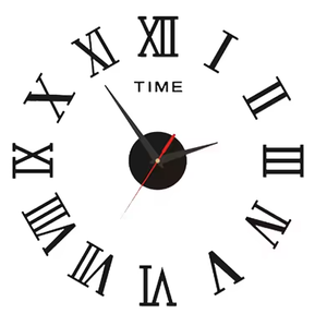 <span class=keywords><strong>Horloge</strong></span> <span class=keywords><strong>murale</strong></span> DIY moderne 3D avec autocollants numériques miroir pour la décoration de la maison, du bureau, cadeau - Product Image 3