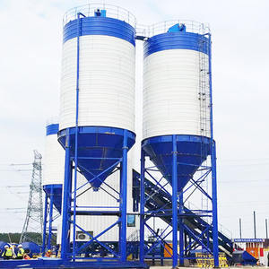 Centrale Mengklare Betonbatchinstallaties Voor Nat Beton Inclusief De Cementsilo 'S - Product Image 2