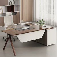 Nuevo y Elegante Escritorio de Oficina Moderno con Silla, Diseño Sencillo para el Espacio de Trabajo