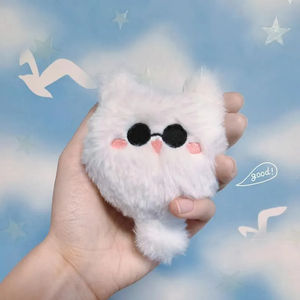 10CM Animal Cat Ball Bag Accesorios Regalos de moda Colgante Llaveros Jujutsu Kaisen Gojo Satoru Peluche Anime Juguete de peluche - Product Image 4