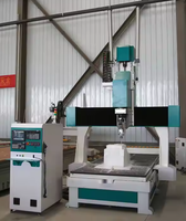 Fresadora CNC de 5 Ejes, Tamaño 1325, ATC, Cambio Automático de Herramienta, Máquina de Grabado CNC de 5 Ejes para Madera y Contrachapado
