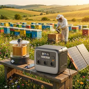 Estación de Energía Portátil de 1200W, Generador Solar MPPT de Onda Sinusoidal Pura, Carga Rápida para Hogar, Camping y Actividades al Aire Libre - Product Image 3