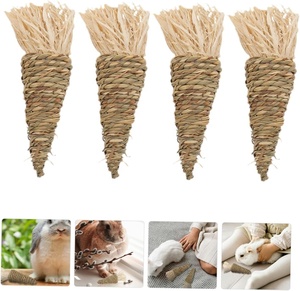 햄스터 장난감 토끼 씹는 장난감 4 팩 - Product Image 2