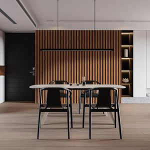 Paneles de Pared Interiores 3D de Alta Calidad Hechos de Madera Sólida, Listos para Instalar, Paneles Decorativos de Madera para Paredes Modernas - Product Image 5