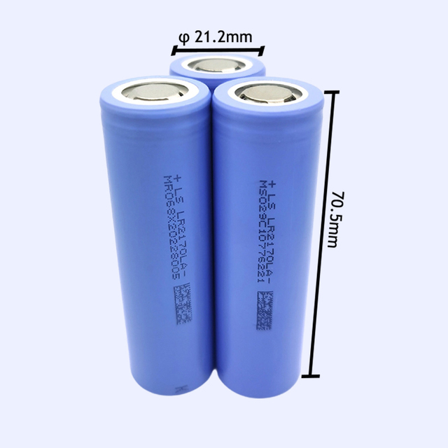 Lishen 21700 Battery LR2170LA 3.7V 4000mah 10c Discharge Rate Rechargeable Lithium Ion Cell