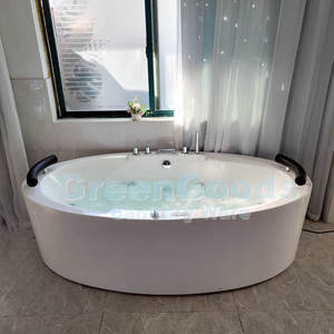 Appartement économique salle de bain 2 personnes <span class=keywords><strong>Spa</strong></span> Massage acrylique baignoire avec robinet - Product Image 6
