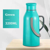 Bouteille isotherme en verre pp pour boissons chaudes, revêtement sous vide, haute qualité, lot de 20 pièces
