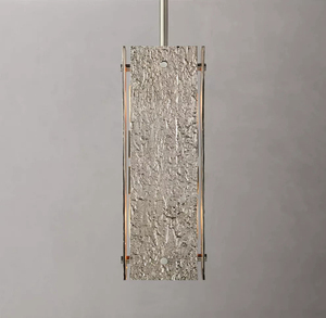 Suspension minimaliste carrée <span class=keywords><strong>Vouvray</strong></span> en laiton massif et cuivre façonnée à la main pour îlot de cuisine - Product Image 5