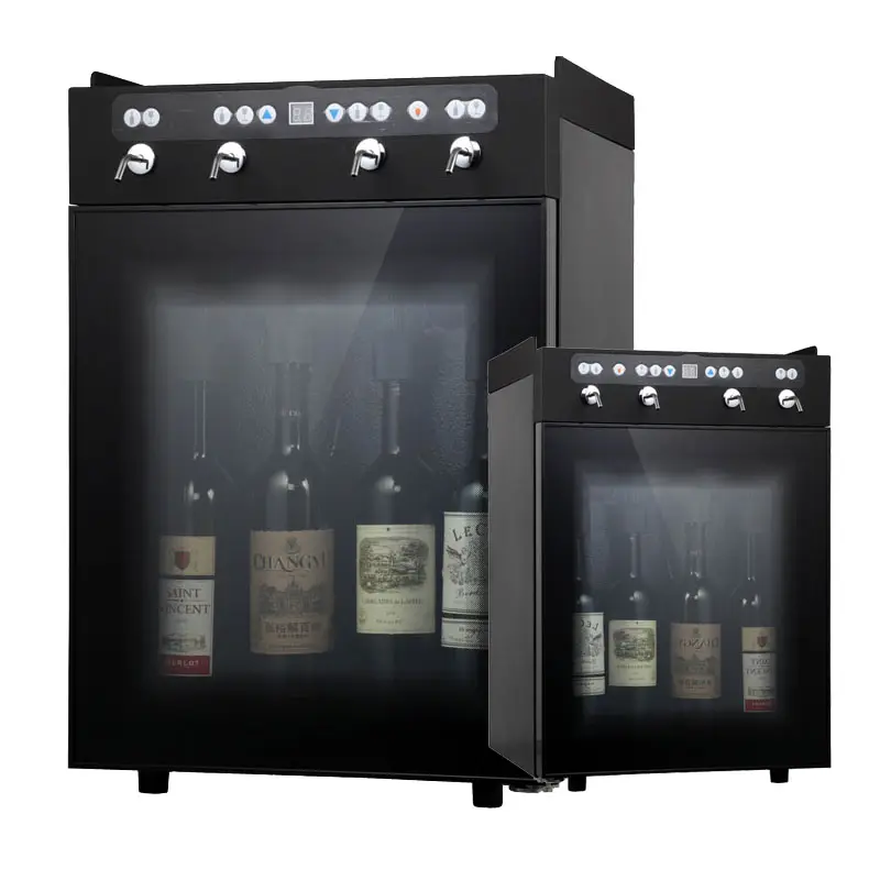 2022 refrigeratore all'ingrosso 4 bottiglie pratico distributore di vino frigorifero elettrico