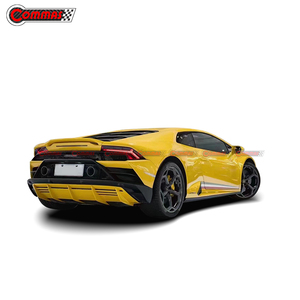 Kit carrosserie EVO Style pour Lamborghini Huracan LP580 LP610 LP640 : pare-chocs avant, jupes latérales, embouts d'échappement, aileron arrière - Product Image 5