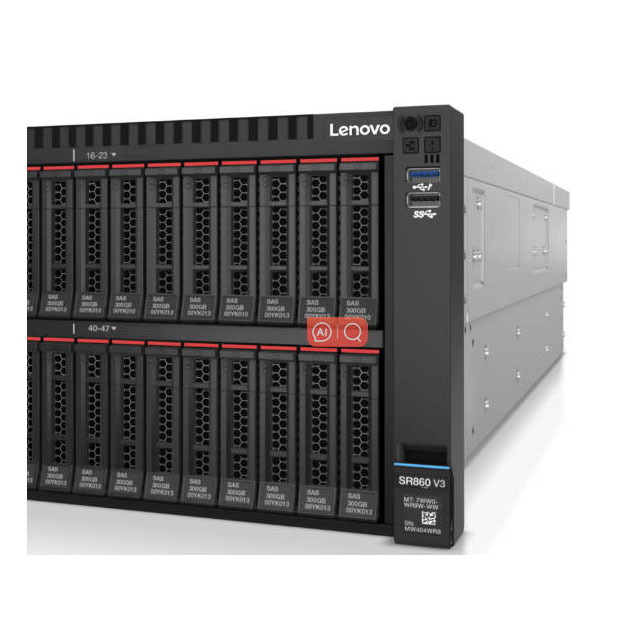 High Quality 4U Rack Server Lenovo ThinkSystem SR860 V3 4th Gen Intel Xeon Cloud Storage Server