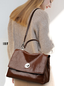 New Fashion Designer Crossbody <b>Bags</b> High Quality Genuine <b>Leather</b> Shoulder Messenger <b>Bag</b> Casual Totes Women Handbags and Purses - Product Image 4