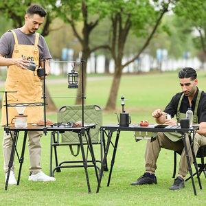 Wholesale Outdoor Multifunctional Light Weight Hight <b>Adjustable</b> Portable <b>Folding</b> Aluminium Alloy Picnic Camping IGT <b>Table</b> - Product Image 6