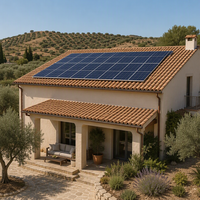 Panneau solaire monocristallin, module photovoltaïque 280W, efficacité 16,56%, système de production d'énergie connecté au réseau, charge solaire Hbc