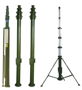 Giá tốt của nhãn hiệu tháp ăng ten Telescopic mast và cực được trang bị với <span class=keywords><strong>tripod</strong></span> hợp kim nhôm cho máy ảnh thiết bị truyền thông - Product Image 1