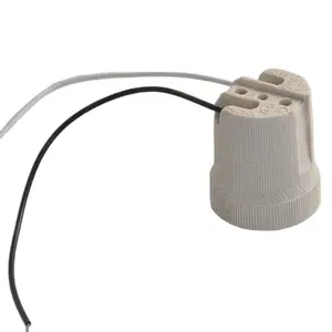 Ceramic Lamp Base Manufacturers Supply E27 Ceramic Lamp Holder E27 Ceramic Lamp Base Lightholder Socket