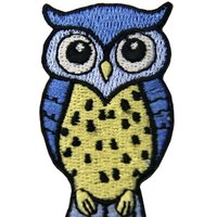 Nouvel arrivage 3D de patchs brodés de hibou de petit animal Applique en tissu mignon personnalisé pour sac à dos chapeau vente en gros de dessin animé nouveauté