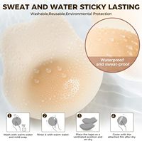 MEI XIAO TI Nice Sexy Girl Wear Soutien-gorge Lift Sous-vêtements Push up Invisible Clear Nipple Covers Soutien-gorge sans silicone pour robe dos nu