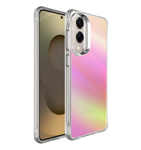 เคสโทรศัพท์เคลือบสีชมพูแบบแข็ง สำหรับ <span class=keywords><strong>Samsung</strong></span> <span class=keywords><strong>Galaxy</strong></span> S25Edge S26 Ultra S25 Plus S24 S23 S22 <span class=keywords><strong>FE</strong></span> ป้องกันการกระแทก - Product Image 2