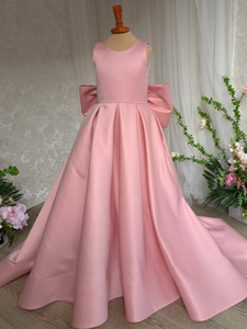 <span class=keywords><strong>Vestido</strong></span> de satén sin mangas con cola <span class=keywords><strong>para</strong></span> niñas, ideal <span class=keywords><strong>para</strong></span> fiestas de cumpleaños, bodas, o como <span class=keywords><strong>vestido</strong></span> de princesa <span class=keywords><strong>para</strong></span> damitas de honor. - Product Image 6
