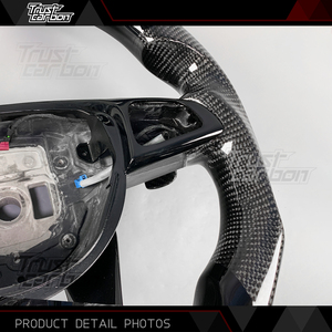 สำหรับ Mercedes-Benz 2015-2018พวงมาลัยสปอร์ตแบบคาร์บอนฟรีตามสั่ง E C S A-Class W213 <span class=keywords><strong>AMG</strong></span> W205 E63 GLS SL C43 GT S65 GLA - Product Image 4