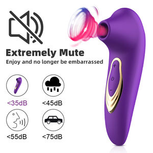 AV tongkat pijat getaran Kecantikan Produk dewasa pribadi wanita Vibrator hisap sensitif Hot Licking - Product Image 5