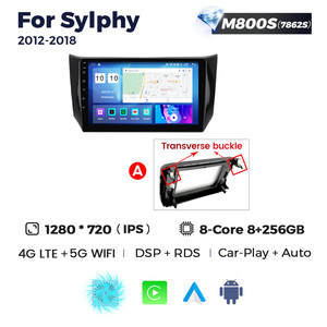 Mekede 8 + 128GB Android 12 IPS DSP xe màn hình cho Nissan sylphy B17 Sentra 2012-2018 GPS BT xe-chơi xe đài phát thanh GPS tự động - Product Image 2