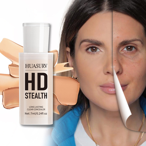 HUASURV Private Label Base mate de alta calidad Cobertura <span class=keywords><strong>no</strong></span> comedogénica <span class=keywords><strong>Corrector</strong></span> líquido completo de larga duración - Product Image 2