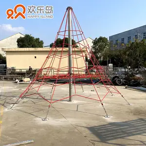 Yüksek kaliteli çocuk halat Net tırmanma çerçeve kombinasyonu eğlence parkı oyun ekipmanları satılık Playsets egzersiz Fitness