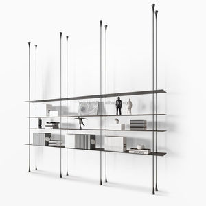 Estantes para libros, estanterías modernas minimalistas de lujo, <span class=keywords><strong>marco</strong></span> de aluminio de Metal personalizado Modular con luz Led para sala de estar y dormitorio - Product Image 1