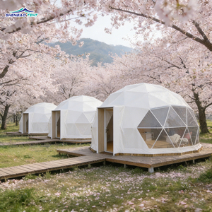 Carpa Domo Geodésica de Lujo para Exteriores, 4 Estaciones, Invierno, 6m, 10m, 20m, Kit de Casa, Perfiles de Aluminio, Estructura Sólida y Segura - Product Image 4