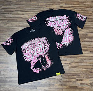 Camisetas de Hombre de Alta Calidad con Estampado 'Eso es MUCHO jarabe para la tos', de Diseñador de Marca Popular, con Estampado Escaneable, de Manga Corta - Product Image 2