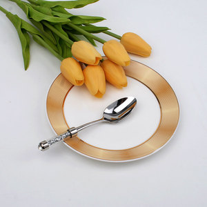 Đảng pha lê xử lý an toàn thực phẩm dao kéo Bộ đồ ăn nhỏ dao muỗng và nĩa Bộ 4 cho đám cưới - Product Image 5