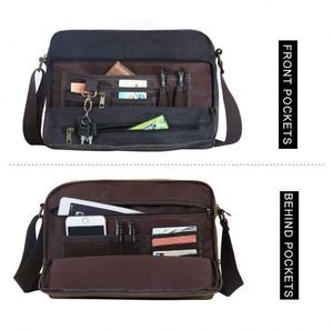 Muestra Gratuita de Bolso Mensajero para Hombre, Bolso de Trabajo, Bolso Bandolera, Bolso Tipo Satchel para Uso Casual, Negocios, Escuela y Viajes - Product Image 2